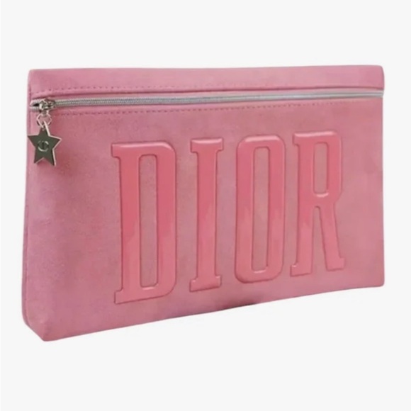 Dior Pink Cosmetic Pouch rare - Picture 2 of 3
